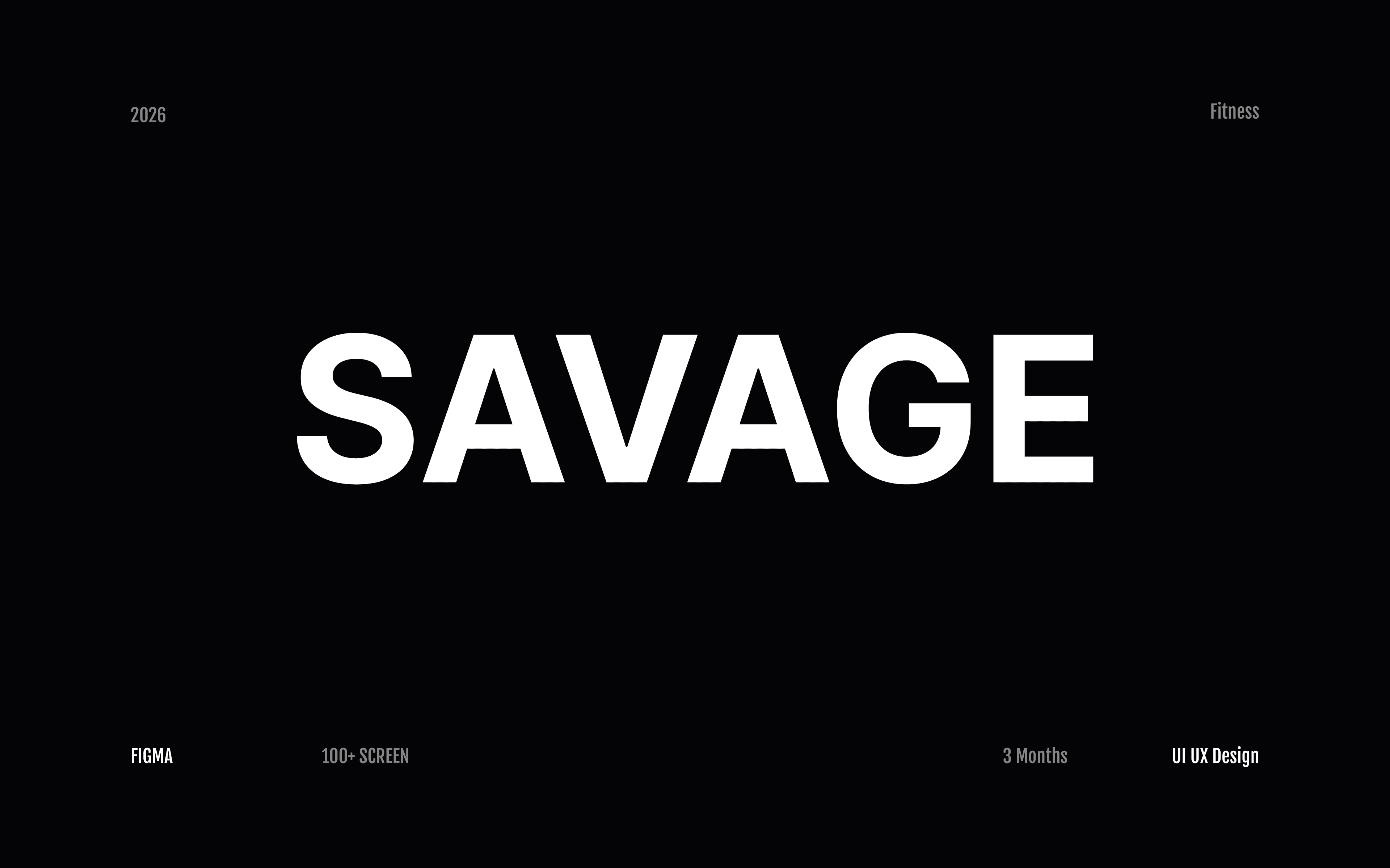 SAVAGE fitness mini-program case cover