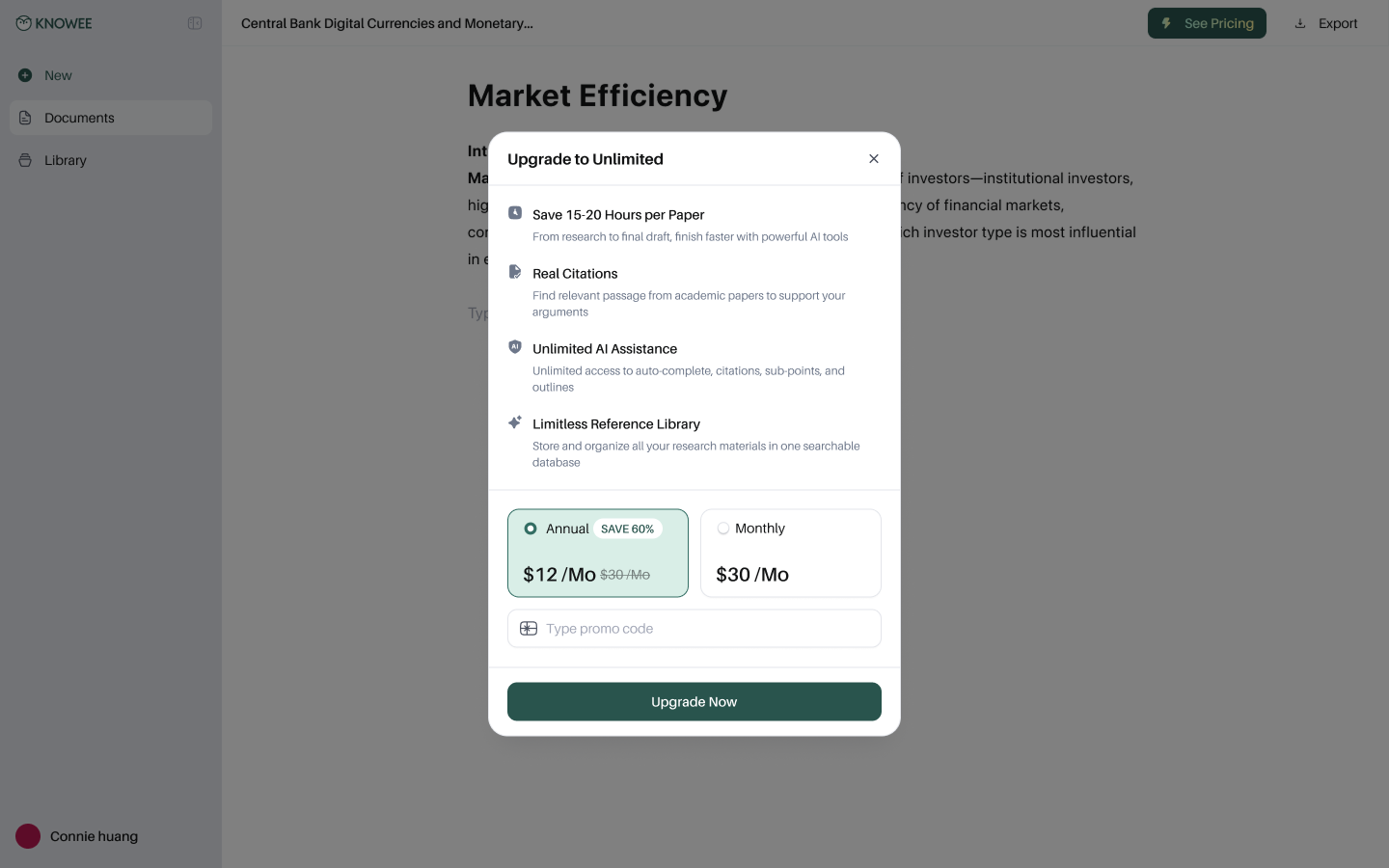 Upgrade paywall to unlimited