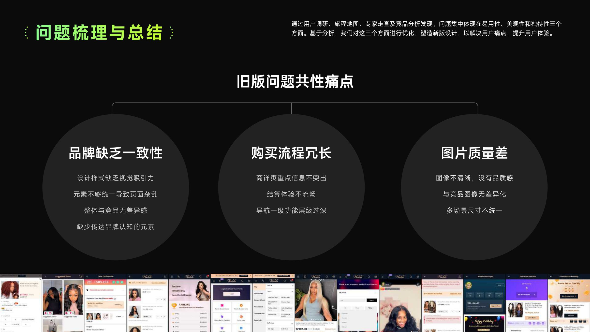 Three core pain points