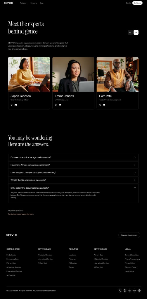 About — Meet the experts